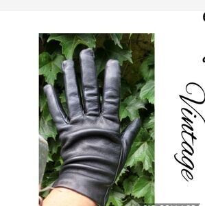 Vintage leather gloves 7‎